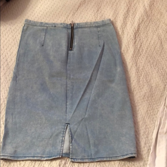 Blue denim skirt from Topshop - Picture 2 of 2